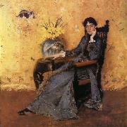 William Merritt Chase Portrait of Dora Wheeler USA oil painting artist